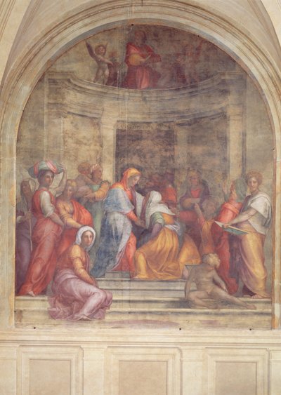 The Visitation by Jacopo Pontormo